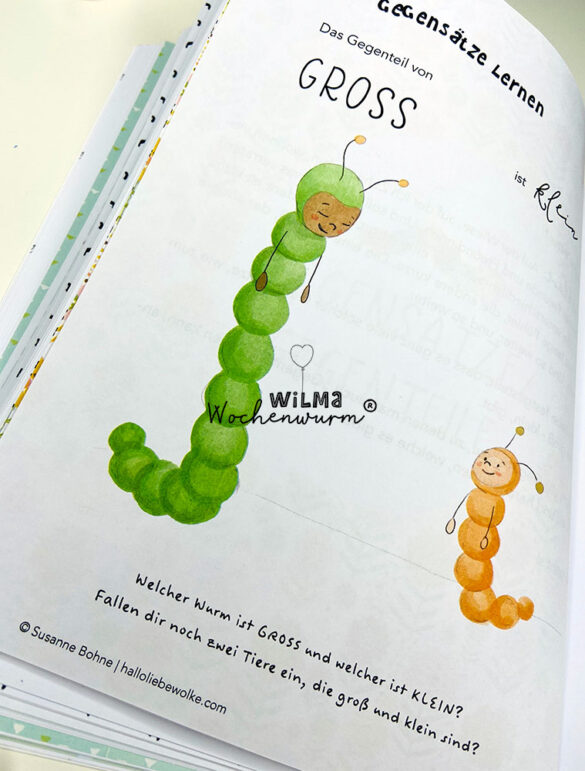 Lerngeschichten mit Wilma Wochenwurm - Das wurmstarke Vorschulbuch ab 5 ...