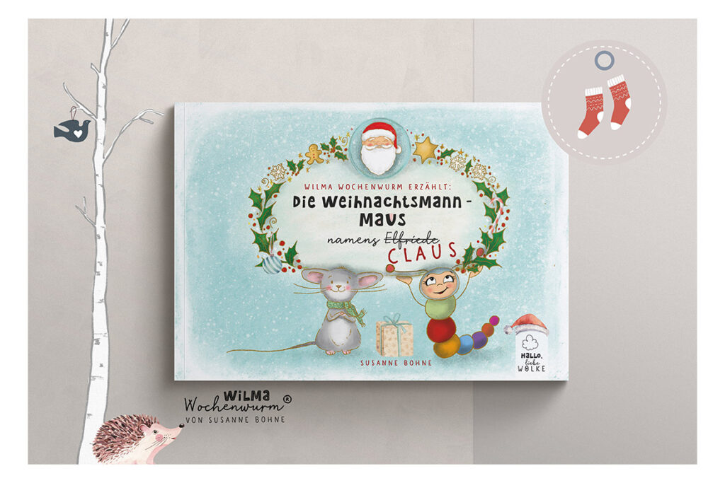 Wilma Wochenwurm erzählt - Die Weihnachtsmann-Maus namens Claus von Susanne Bohne Reimgedicht Weihnachten Kinder Maus lustig mitmachen Kopie